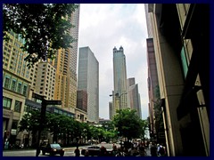 Skyline from Streeterville, street level 08 - Magnificent Mile